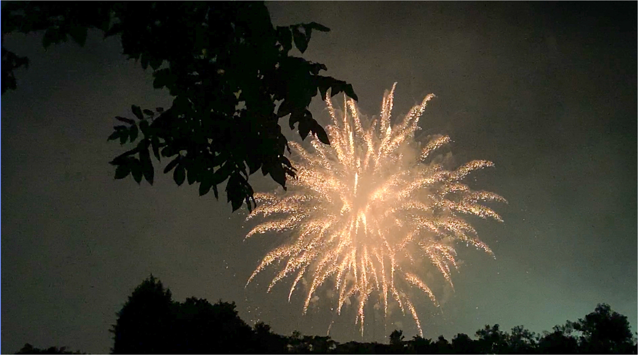 七夕花火大会の様子